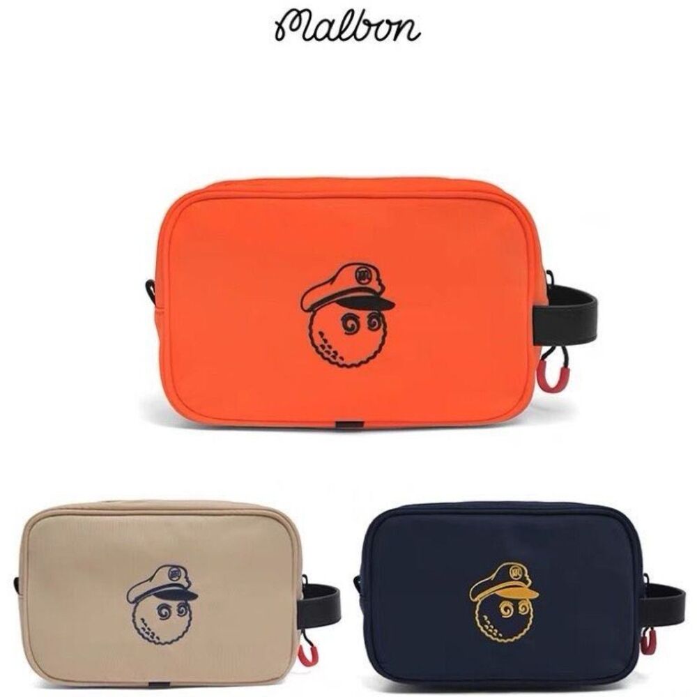 Malbon Golf Waterproof Clutch Handbag Portable Storage Pouch Small Ball Bag